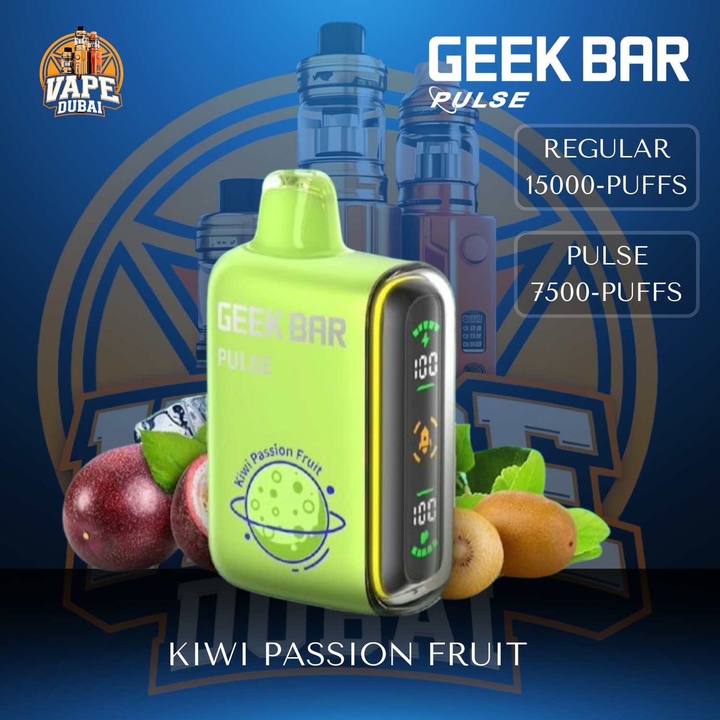 Geek Bar Pulse Disposable Vape Long-Lasting Flavor UAE