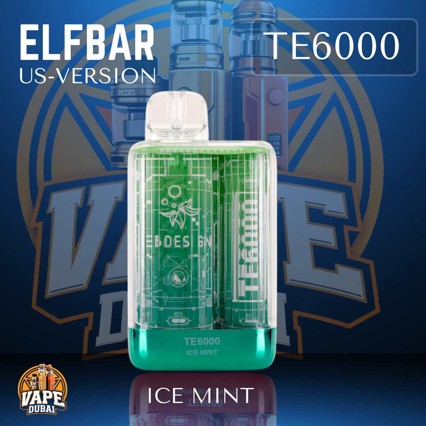 Buy ELFBAR TE6000 Vape Online – Best Price Dubai