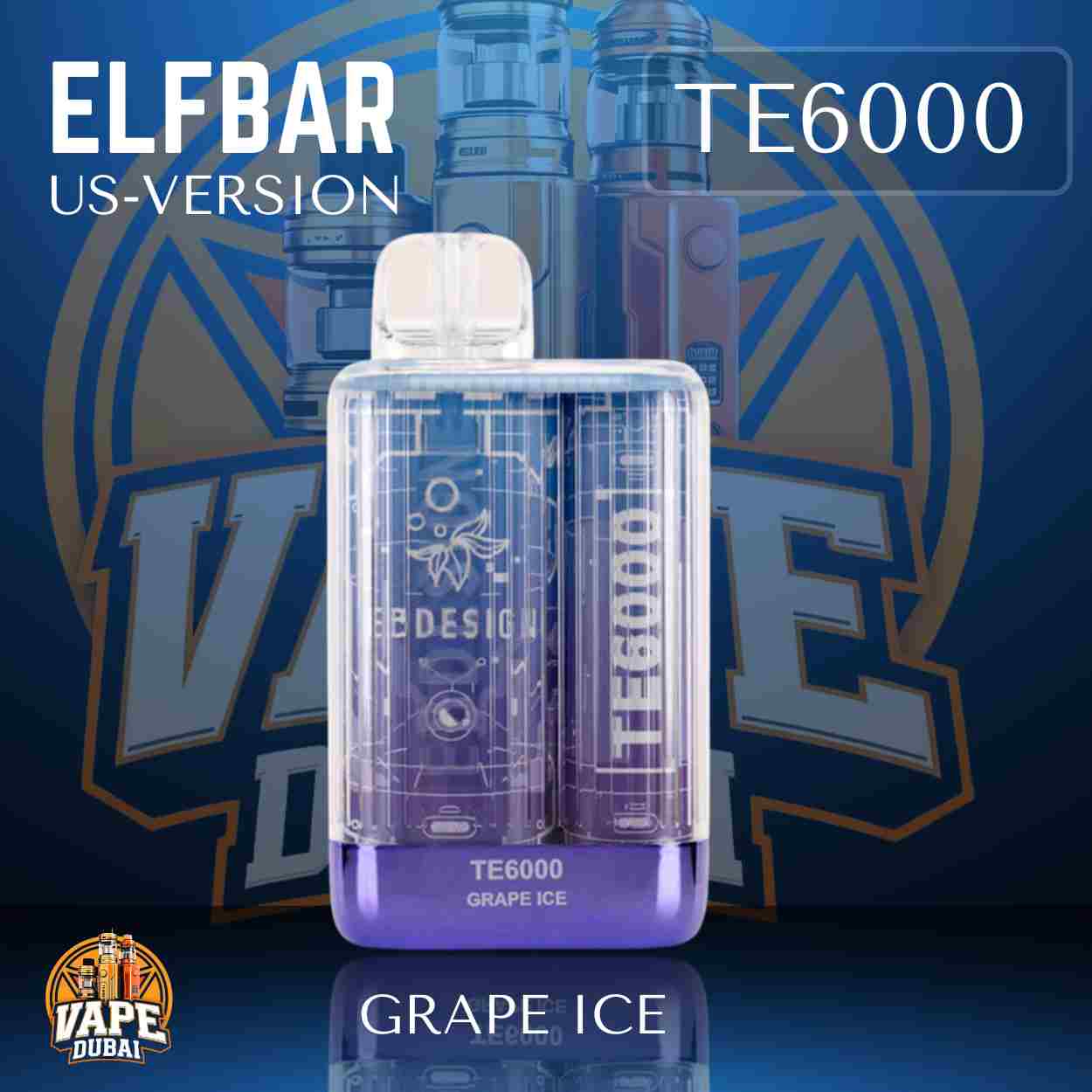 ELFBAR TE6000 Puffs Vape Device – Available in Dubai Online Store