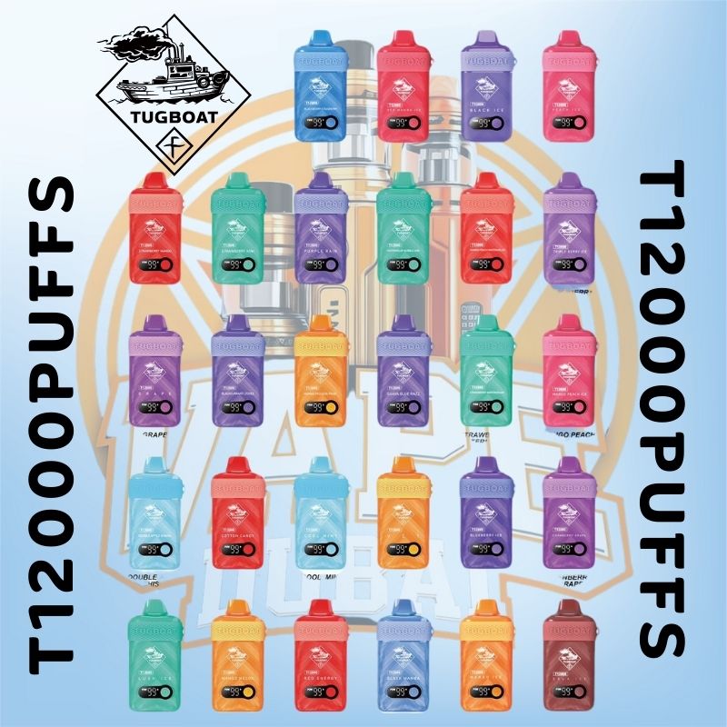 Tugboat T12000 Disposable Vape 5% Nicotine