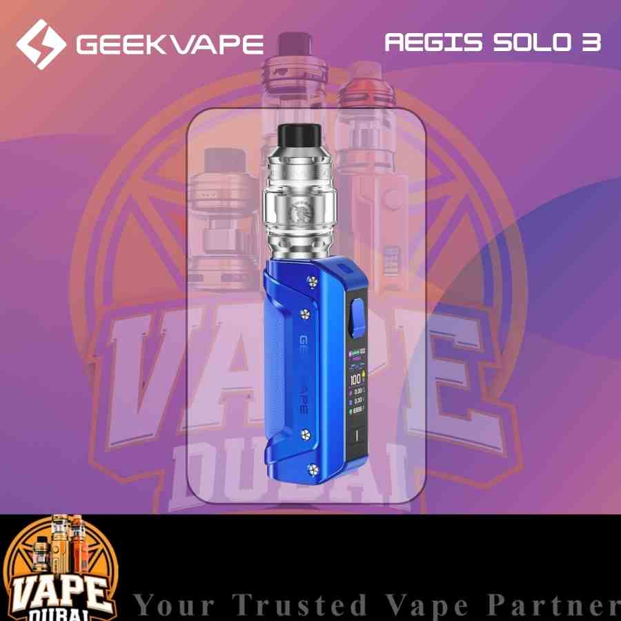 Geekvape Aegis Solo 3 Vape Mod Front View UAE