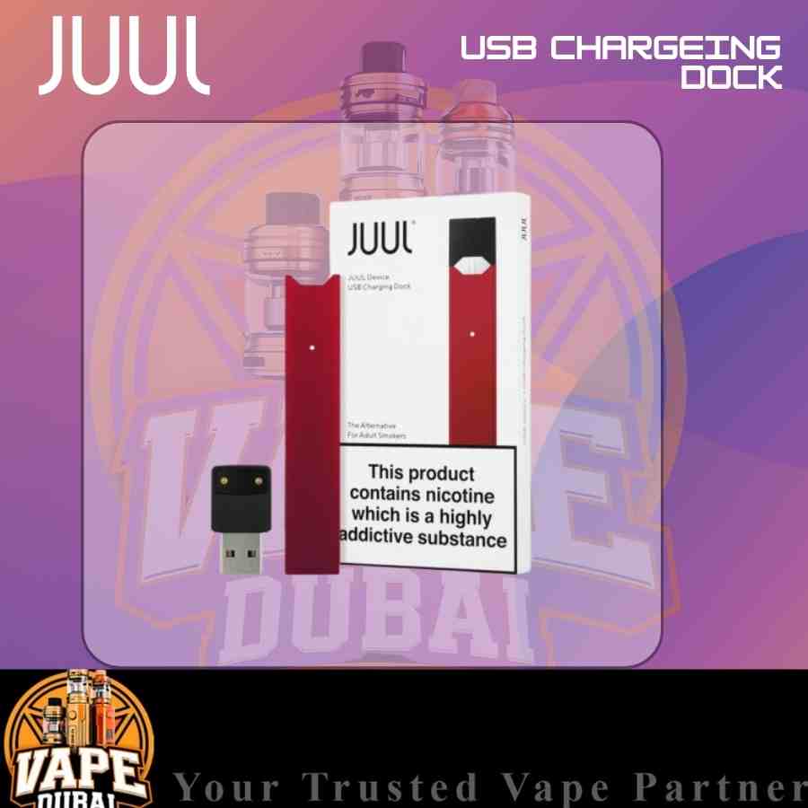 JUUL USB magnetic charging dock Dubai – compact vape charging solution