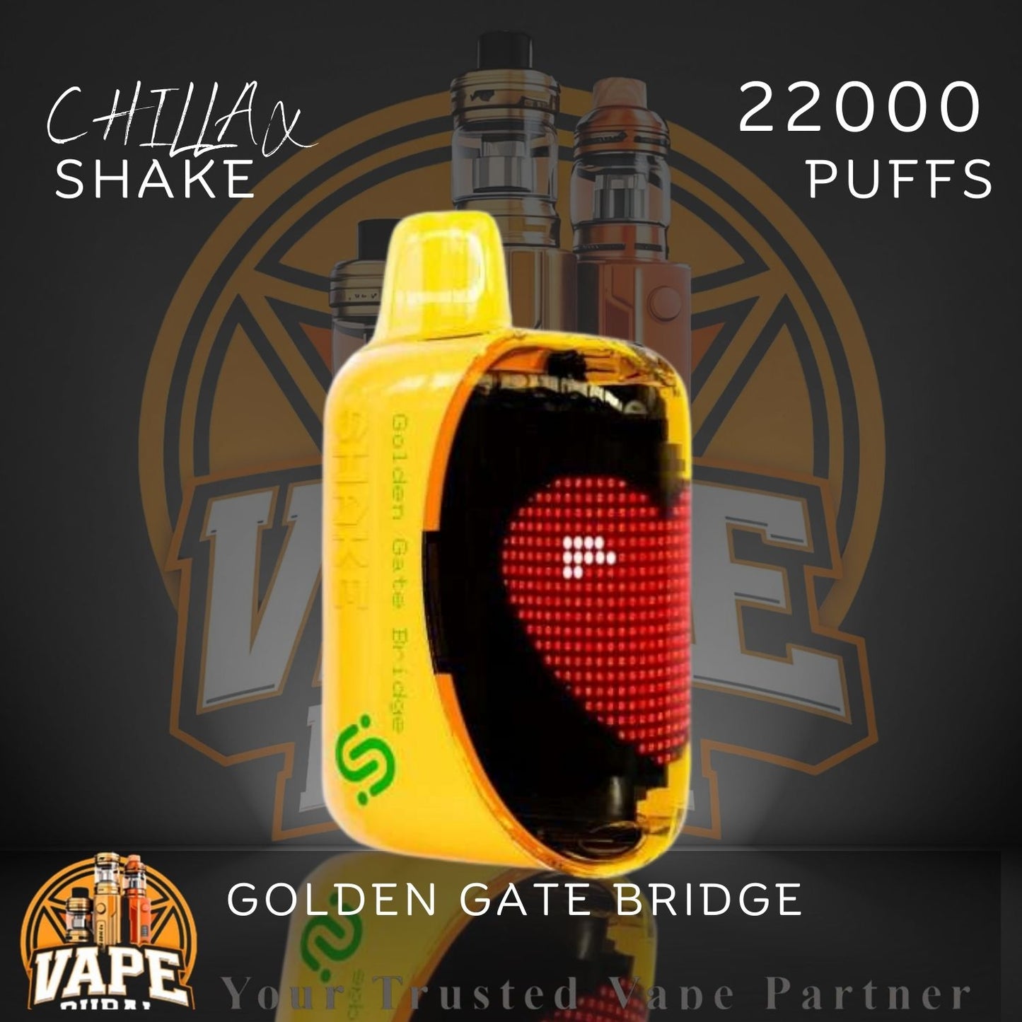 Chillax 22000 Puff Vape with Rich Flavors – UAE Edition
