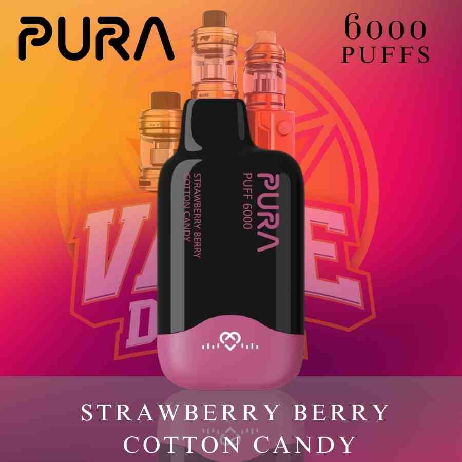 Pura Disposable Vape 6000 Puffs Dubai UAE 2025 View