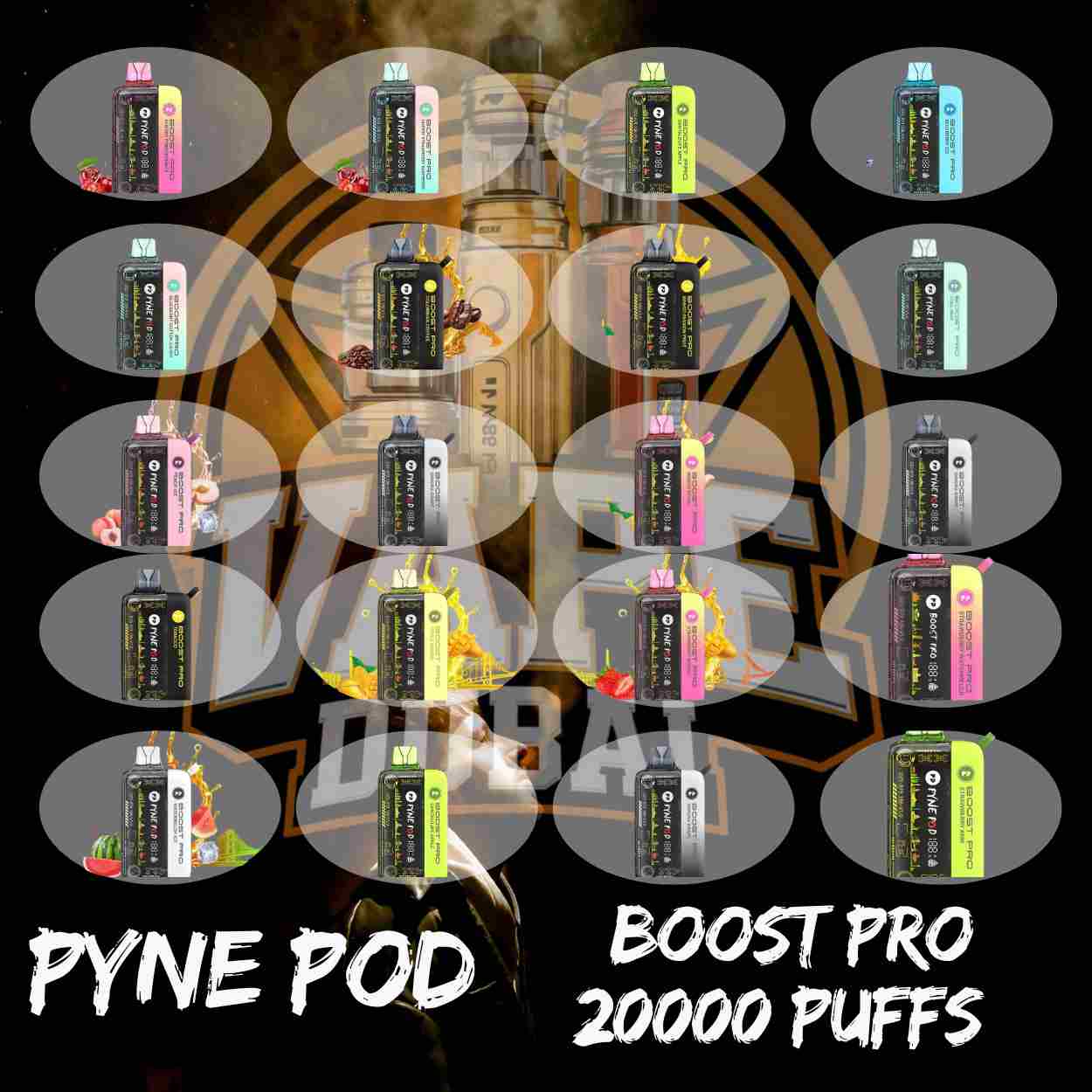 PYNEPOD Boost Pro 20000 Puffs Vape Dubai 2025 | Fast Delivery