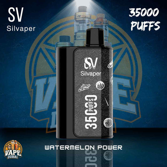 Silvaper Disposable Vape Device – Side View