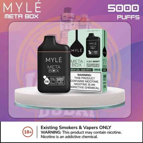Myle Meta Box 5000 Puffs Disposable Vape Dubai
