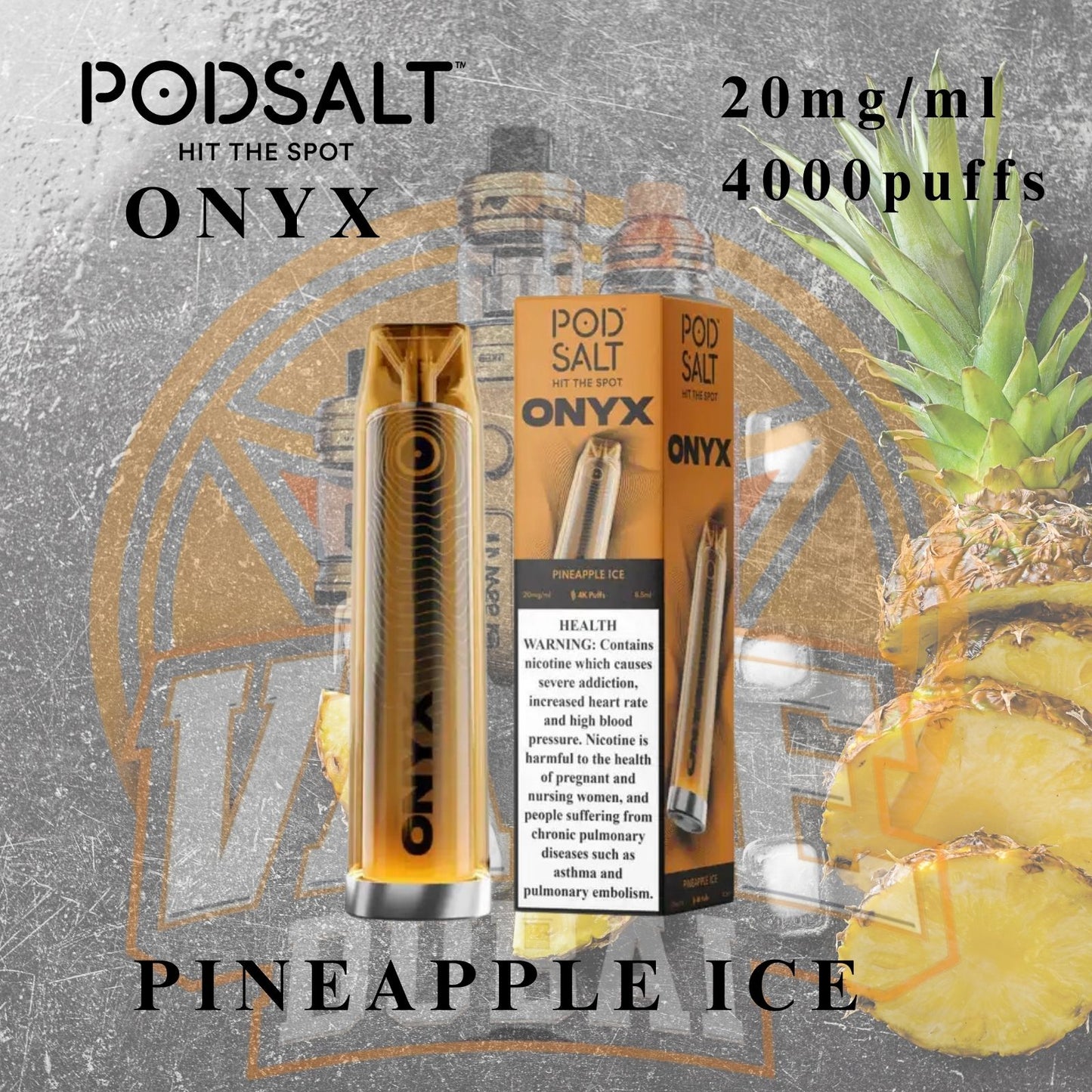 Pod Salt Onyx 4000 Puff Disposable Vape Dubai Best Price