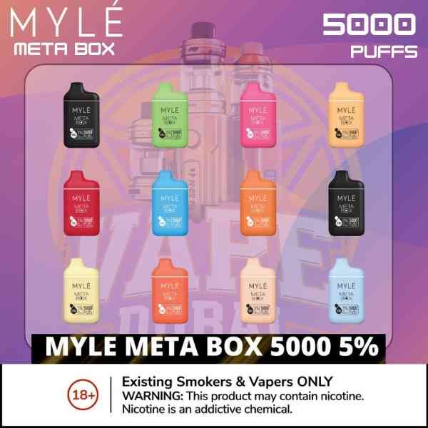 Myle Meta Box 5000 Puffs Vape Kit – Dubai Delivery