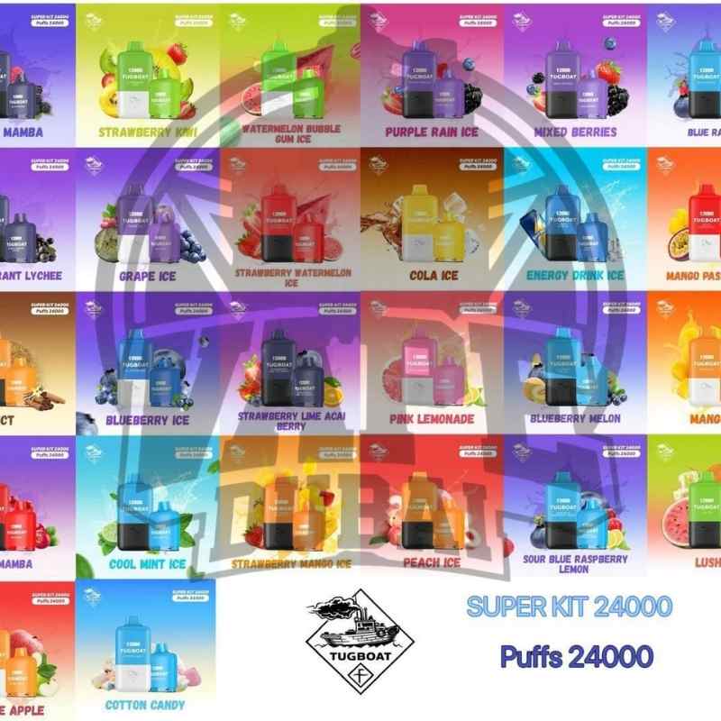 Tugboat 24000 Puffs Vape Device Packaging