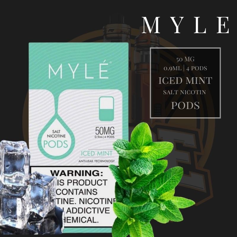 Authentic MYLE V4 Magnetic Pods 50mg Iced Mint UAE