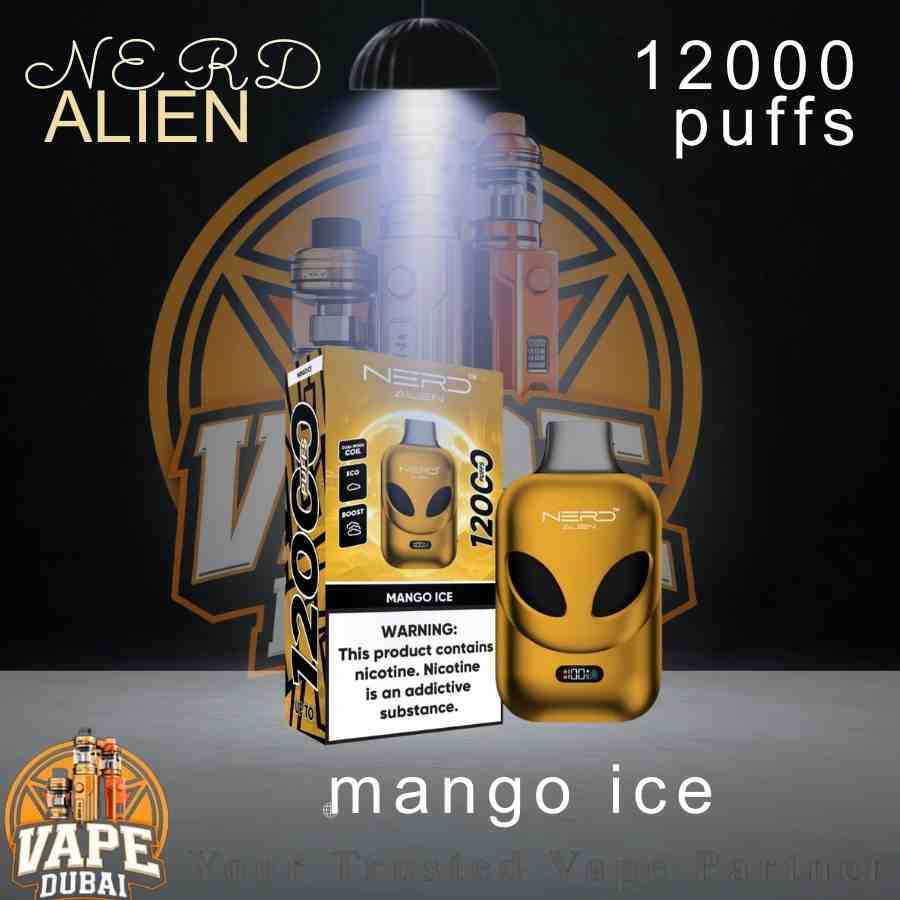 Dubai Vape – Nerd Alien 12000 Puffs Disposable Bar