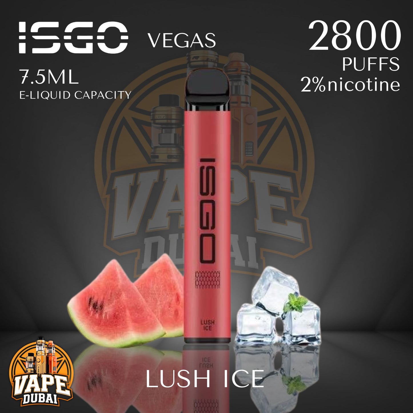 Top Quality ISGO Vegas Disposable Vape in UAE