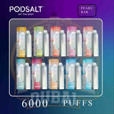 PODSALT Pearl Bar 6000 Puffs Disposable Vape Dubai UAE