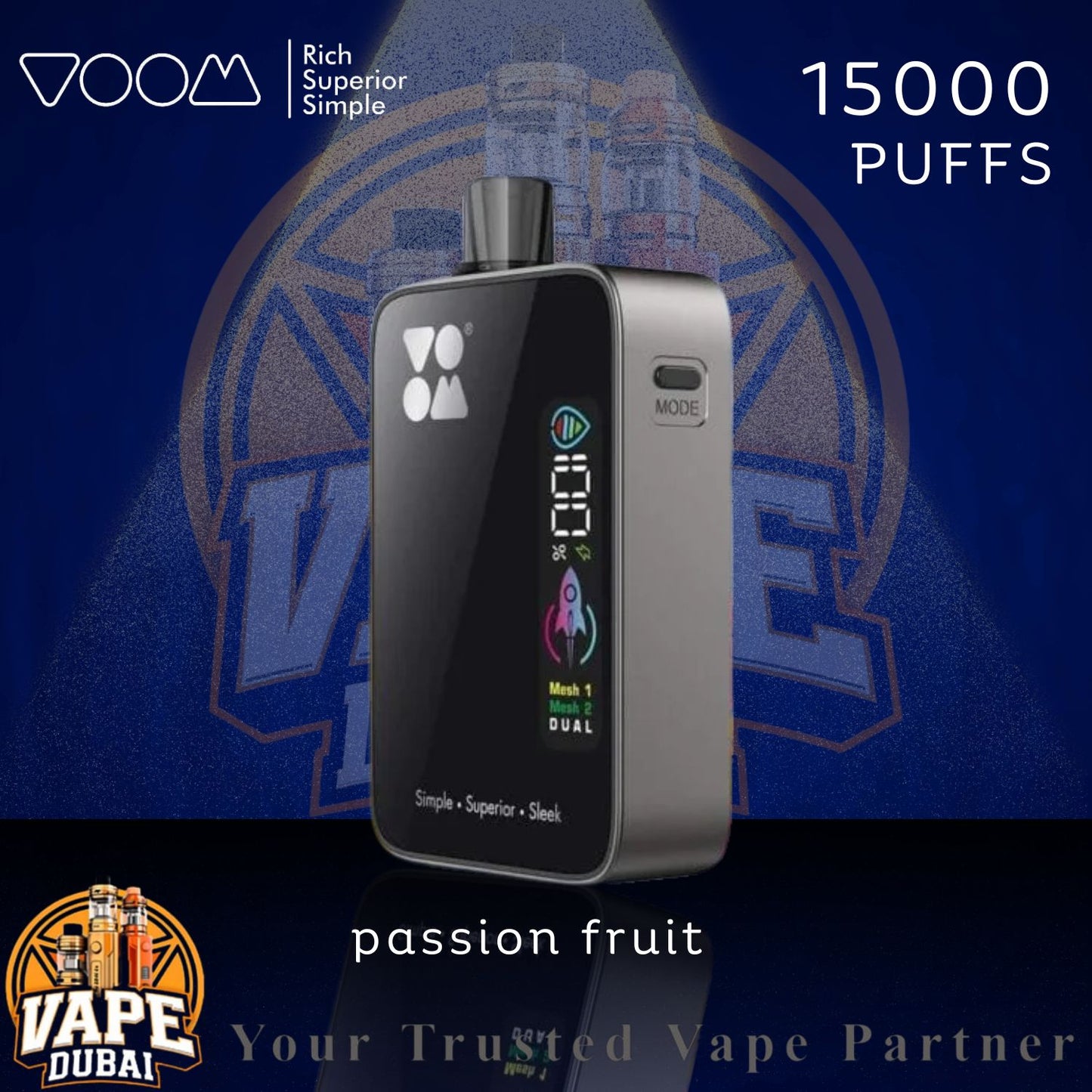 Buy VOOM Brust Vape 15000 Puffs Online – Best Price UAE