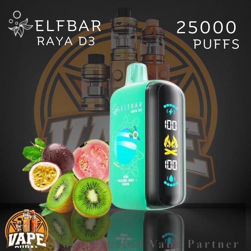 Elfbar Raya D3 25000 puffs vape for sale in Dubai