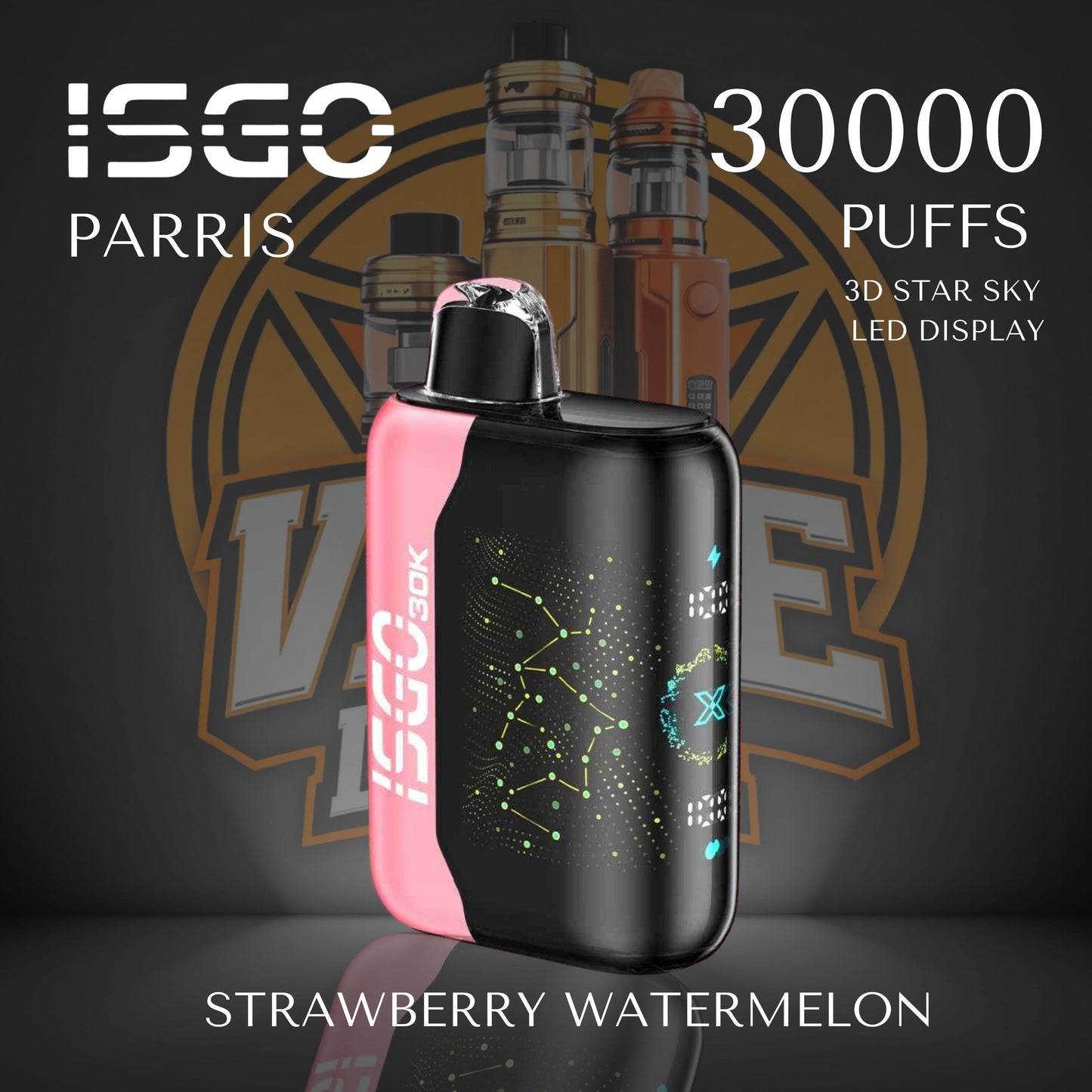 ISGO PARRIES 30000 Puffs High Nicotine Disposable in UAE