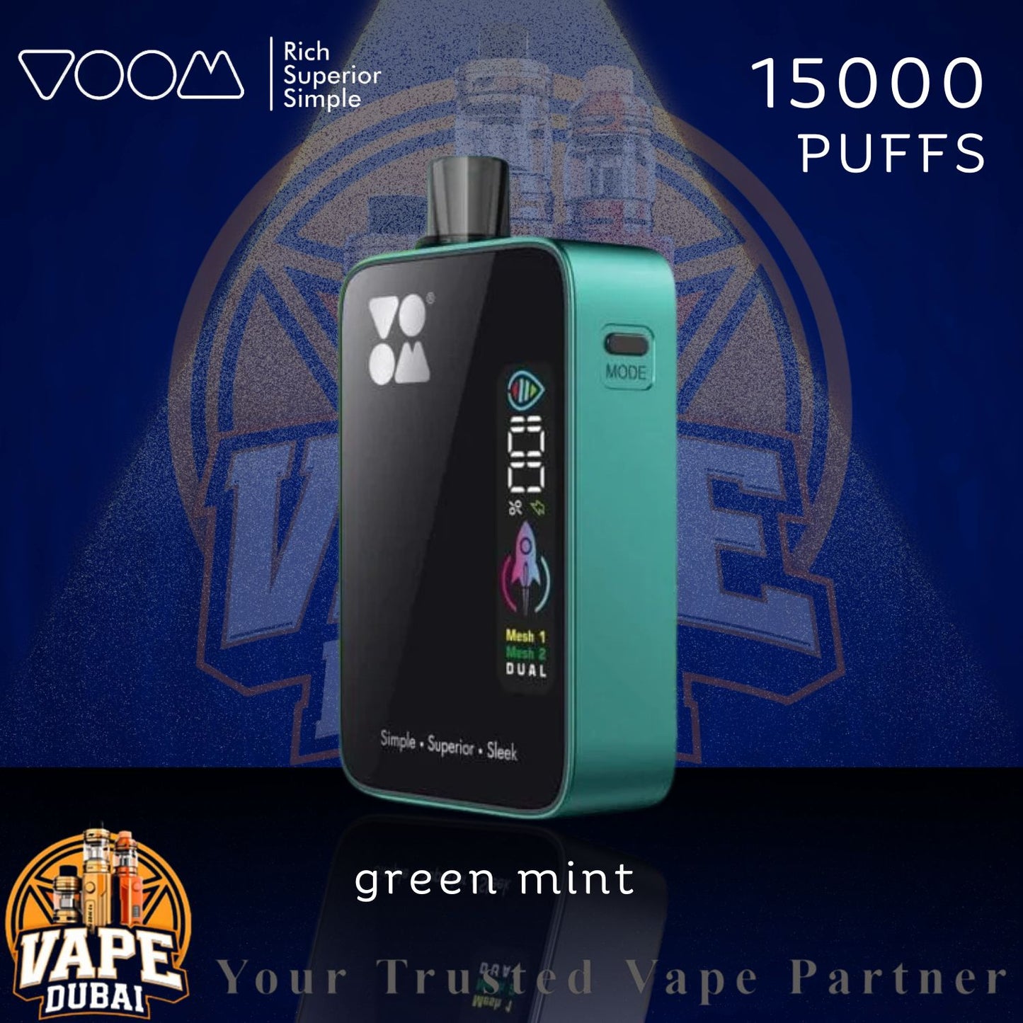 VOOM Brust Disposable Vape with Flavors – UAE Online Store