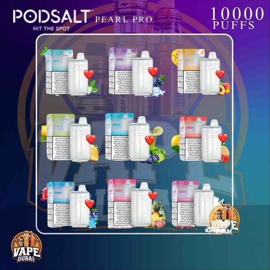 Buy POODSALT Pearl Pro 10000 Vape Online in UAE