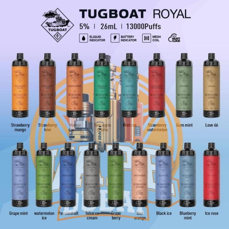 Tugboat 13000 puffs disposable vape product image – Dubai delivery