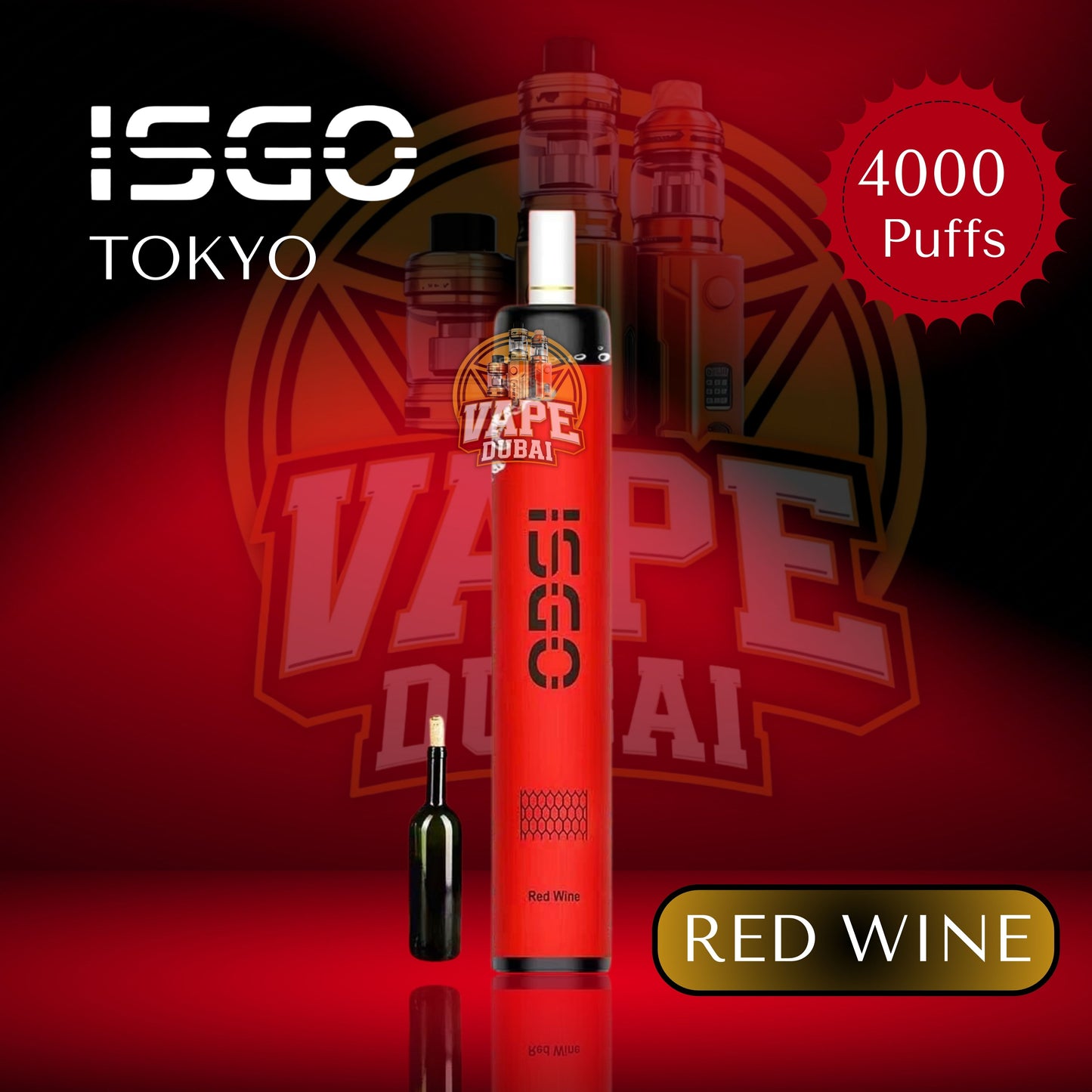 Buy ISGO Tokyo 4000 Puffs Vape Online in UAE