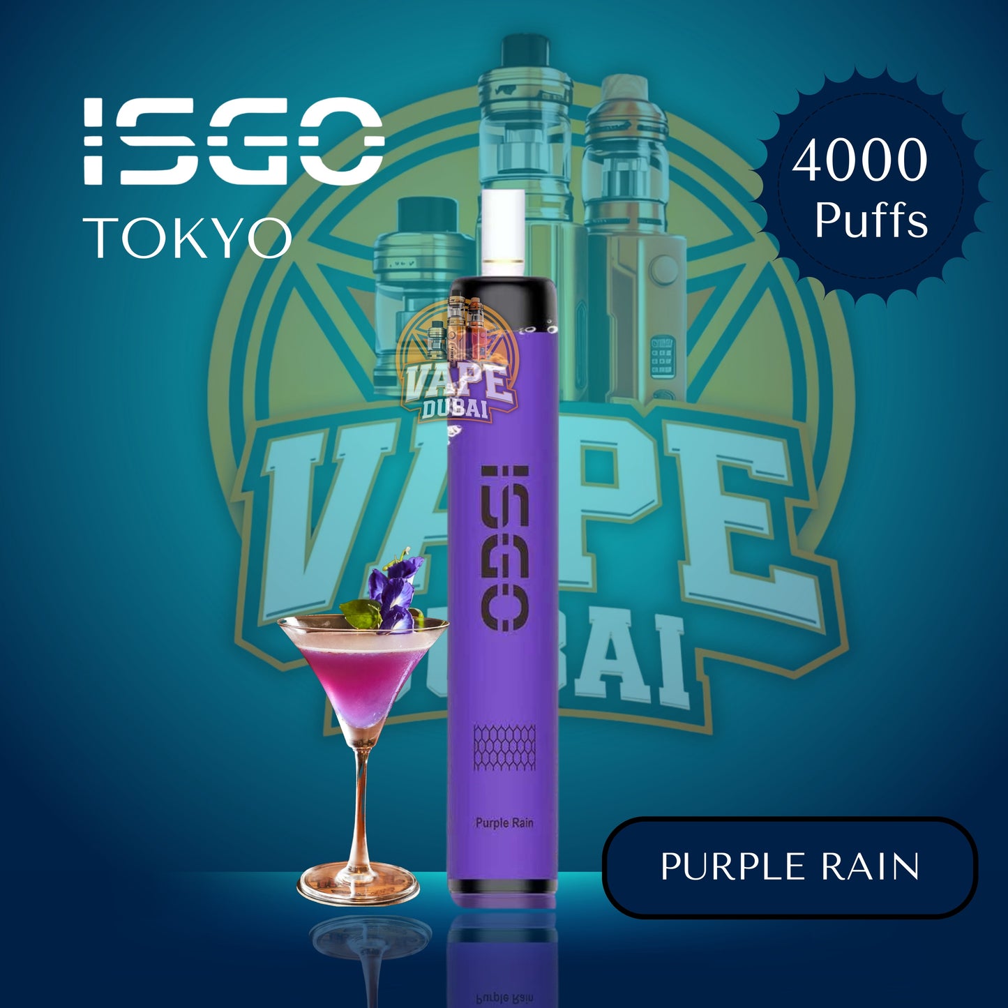 Affordable ISGO Tokyo Disposable 4000 Puffs Vape UAE