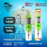 Tugboat Evo 4500 puffs Dubai disposable vape