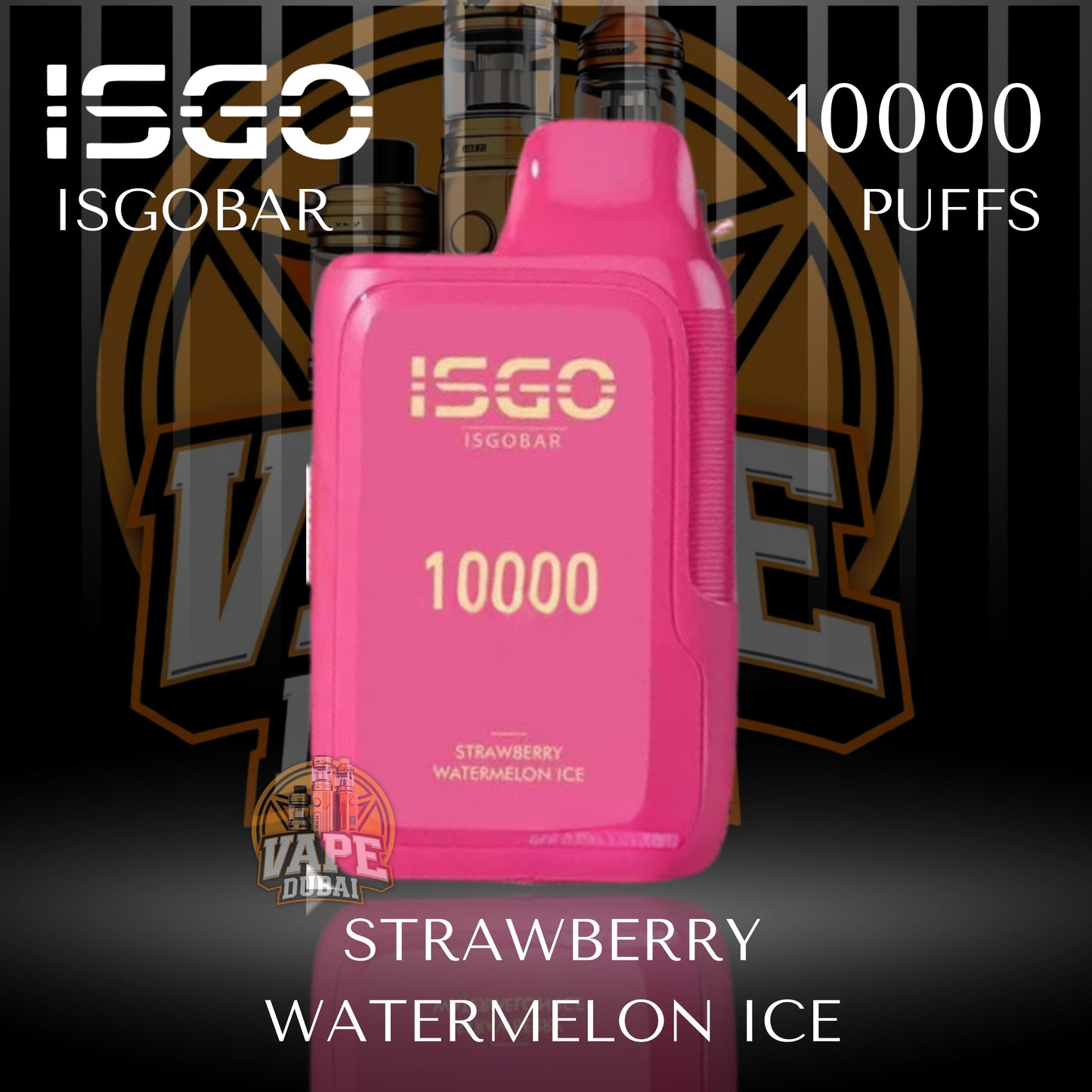 Affordable ISGO Bar Disposable Vape 10000 Puffs UAE