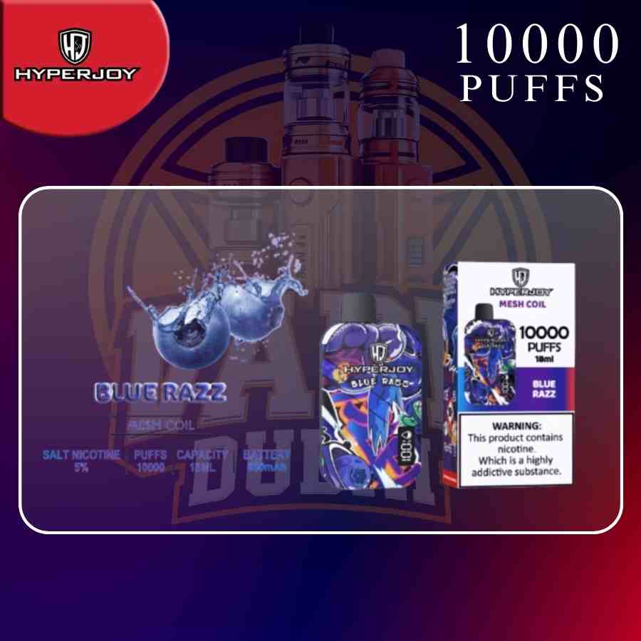 HYPERJOY 10000 Puffs Disposable Vape Dubai UAE 2025