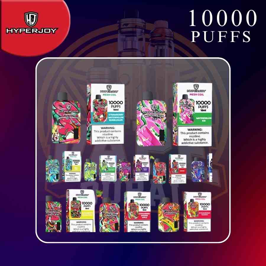 Original HYPERJOY Disposable Vape 10000 Puffs in UAE