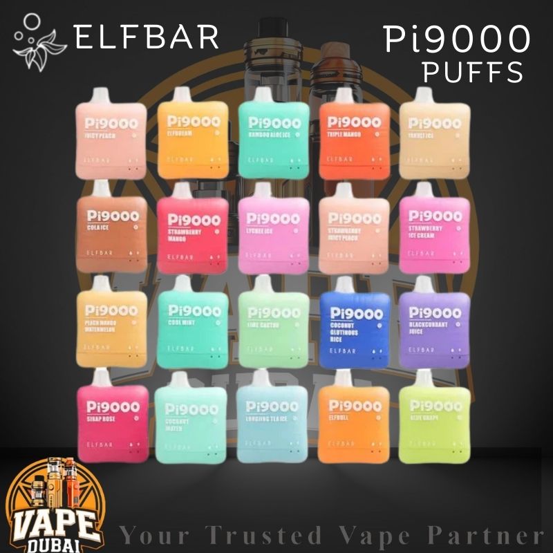 Elf Bar PI9000 disposable 9000 puffs for sale in Dubai