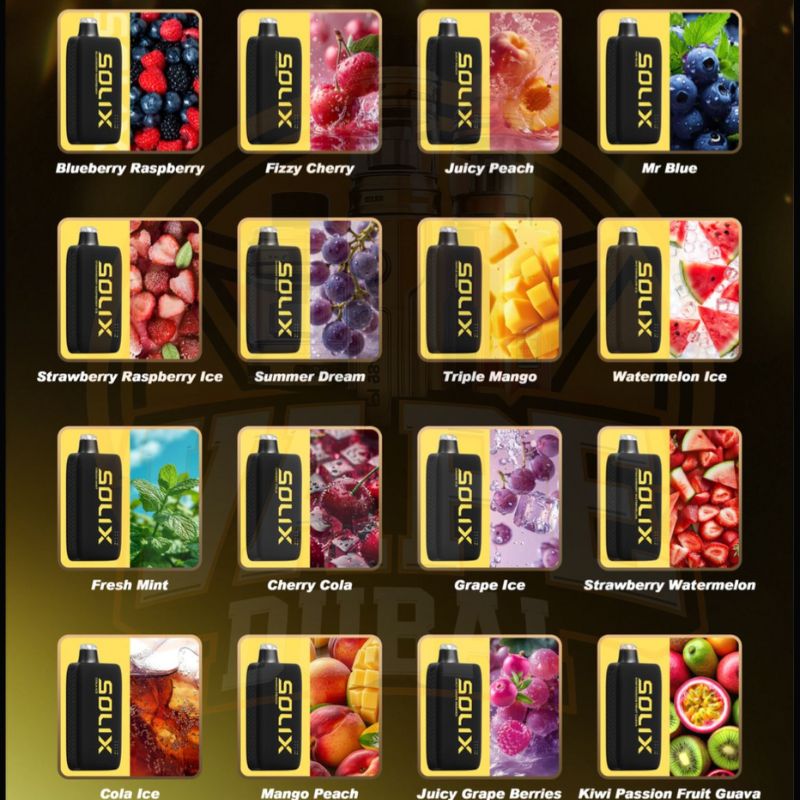 Hayati Solix 30000 Puffs Disposable Vape – Golden Edition