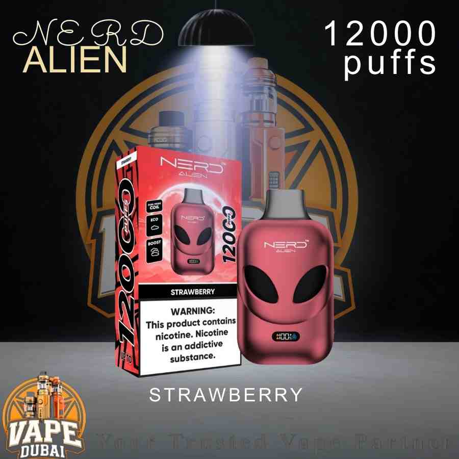 Original Nerd Alien 12000 Puffs Disposable Vape – Dubai Edition