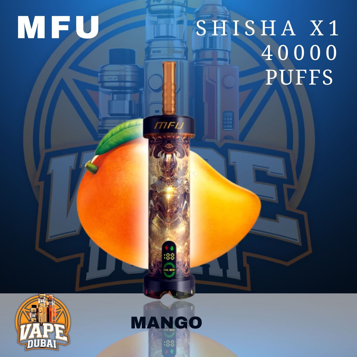 MFU Shisha X1 40000 Puffs Best Price in Dubai UAE