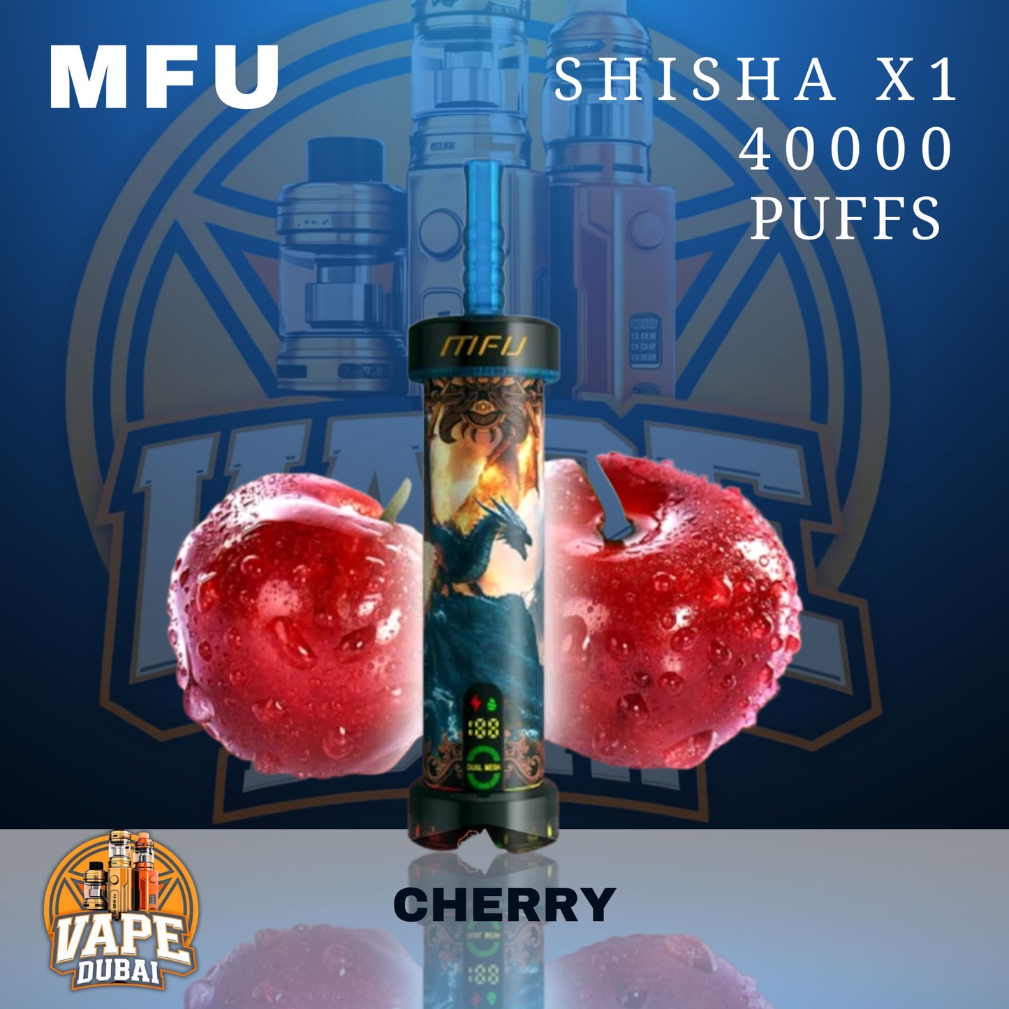 MFU Shisha X1 40000 Puffs Best Price in Dubai UAE