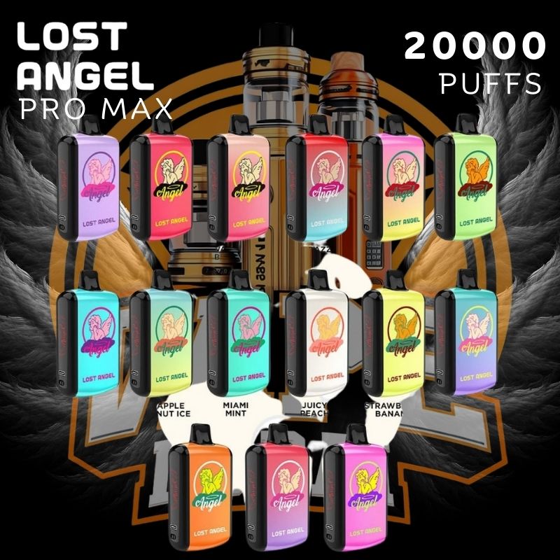 Lost Angel Pro Max 20000 puffs vape with rich flavor Dubai