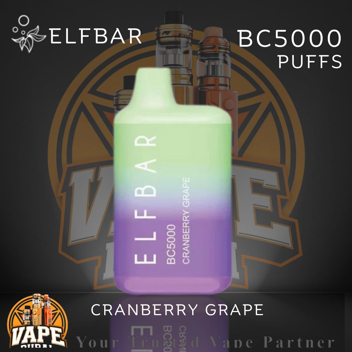 High Puff Elfbar Vape 5000 Puffs – UAE Edition