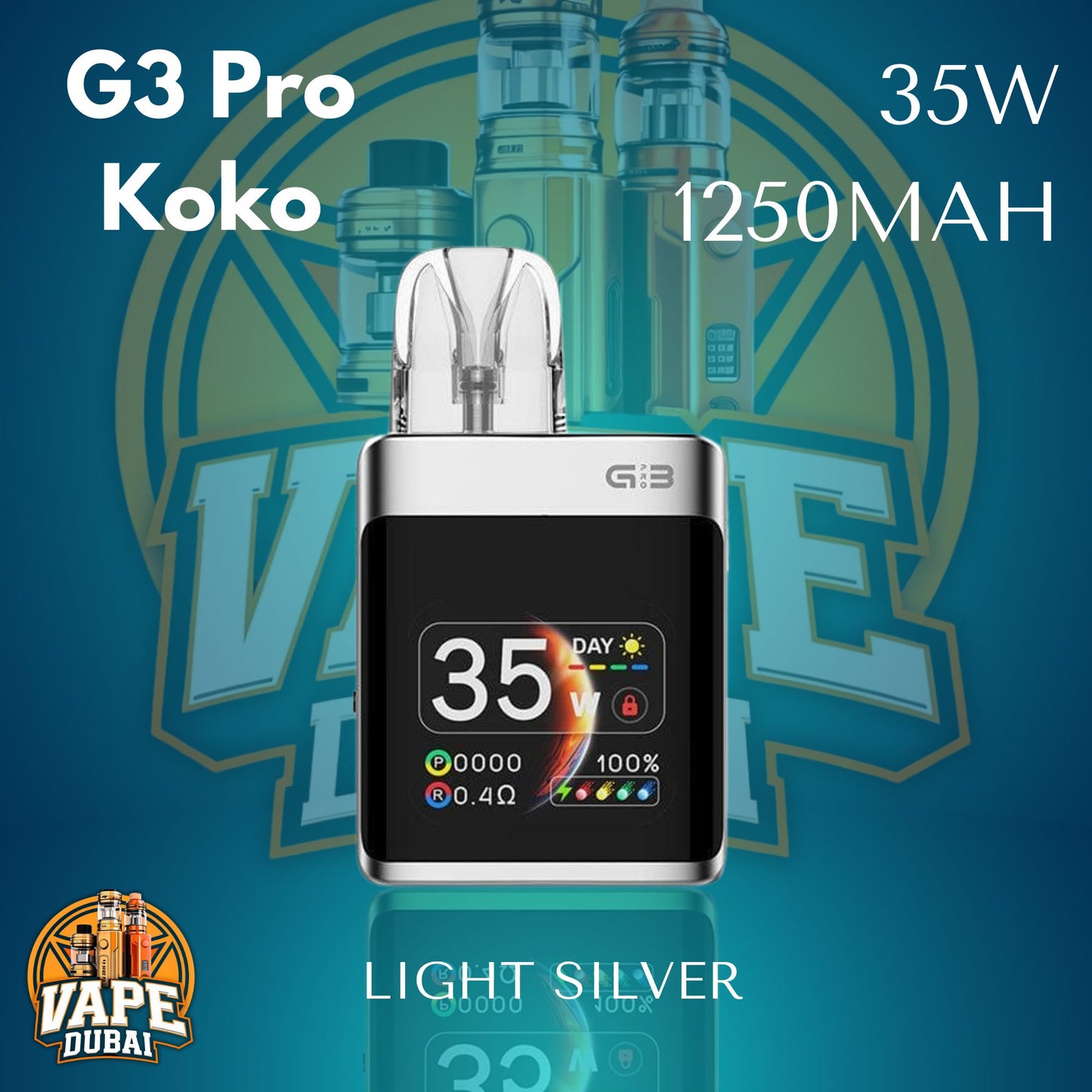 Components of Uwell Caliburn G3 Pro KOKO Pod System Kit Price in Dubai UAE