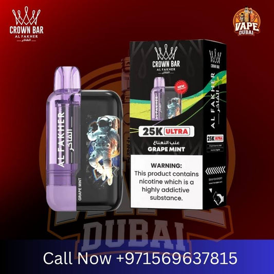 Al Fakher Crown Bar 25K Ultra Dubai vape device