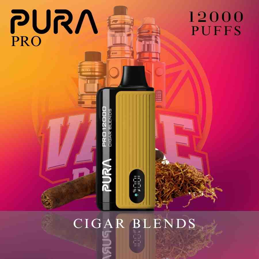 Pura Pro Rechargeable Disposable Vape 12000 Dubai Edition