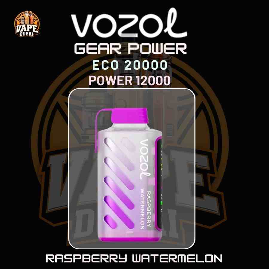 Close-up of VOZOL Gear Power 20K disposable vape mouthpiece