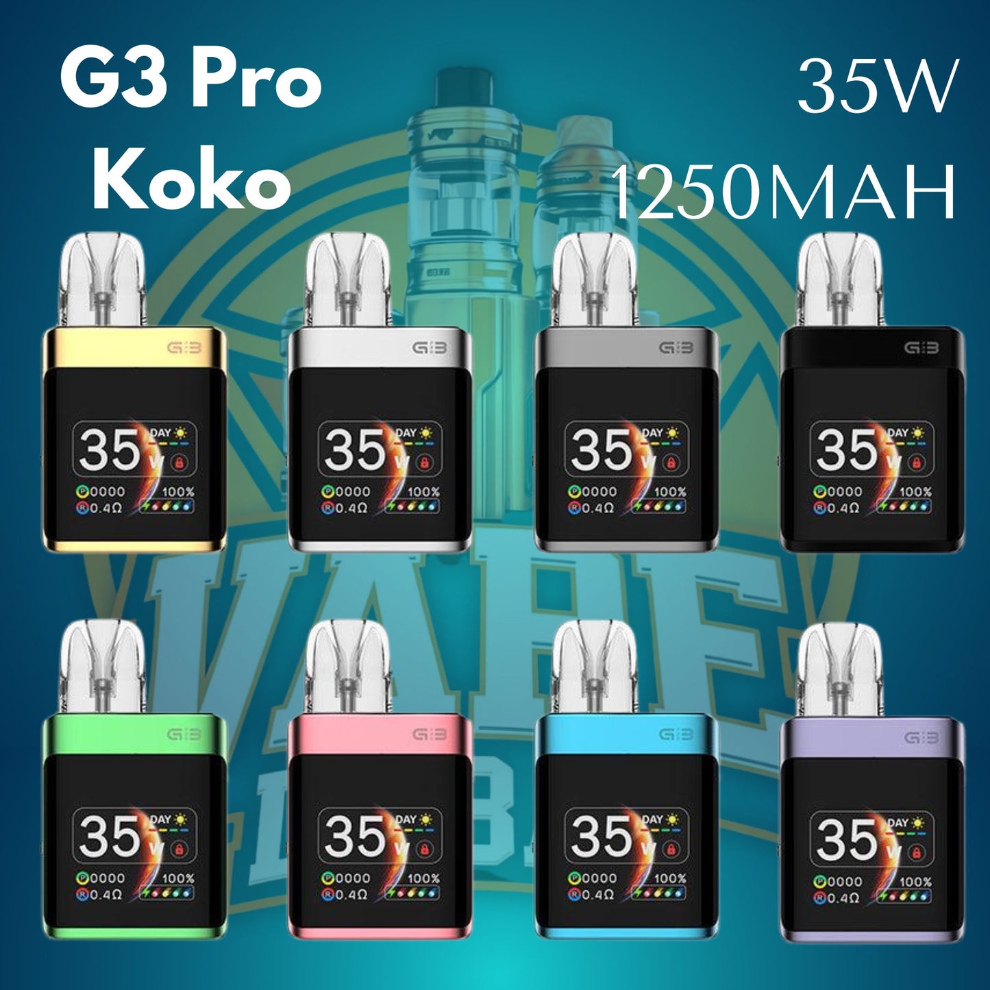 Uwell Caliburn G3 Pro KOKO Pod System Kit Price in Dubai UAE – Front View