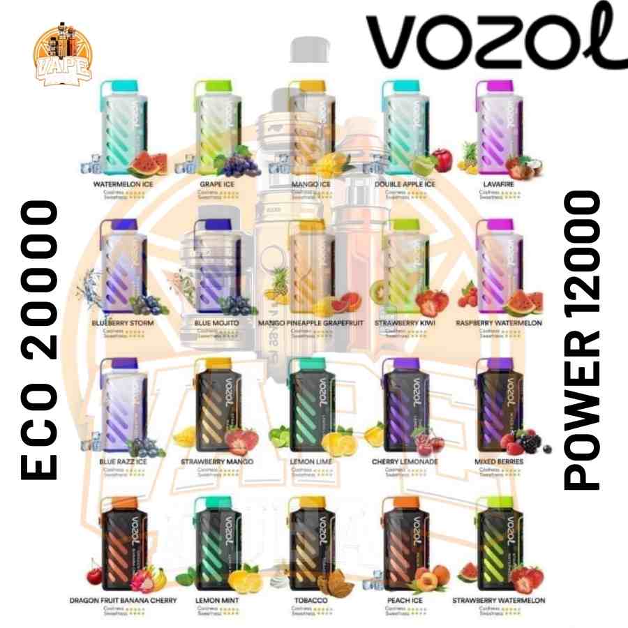 Long-lasting VOZOL Gear Power disposable vape in hand