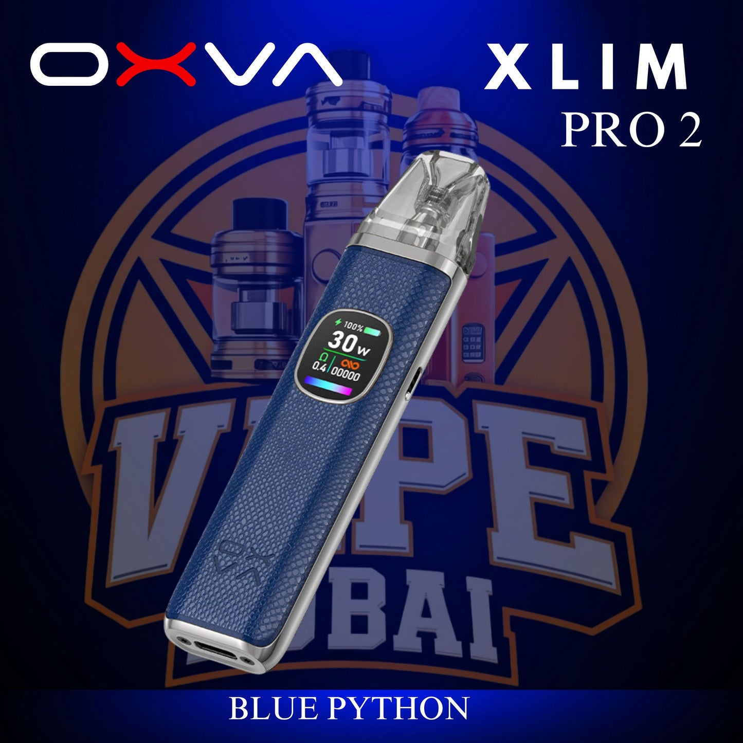 Display Screen of OXVA XLIM Pro 2 1300mAh Pod Kit Price in Dubai UAE