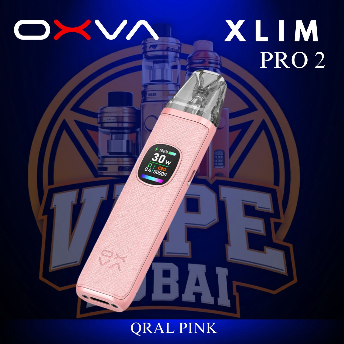 Components of OXVA XLIM Pro 2 1300mAh Pod Kit Price in Dubai UAE