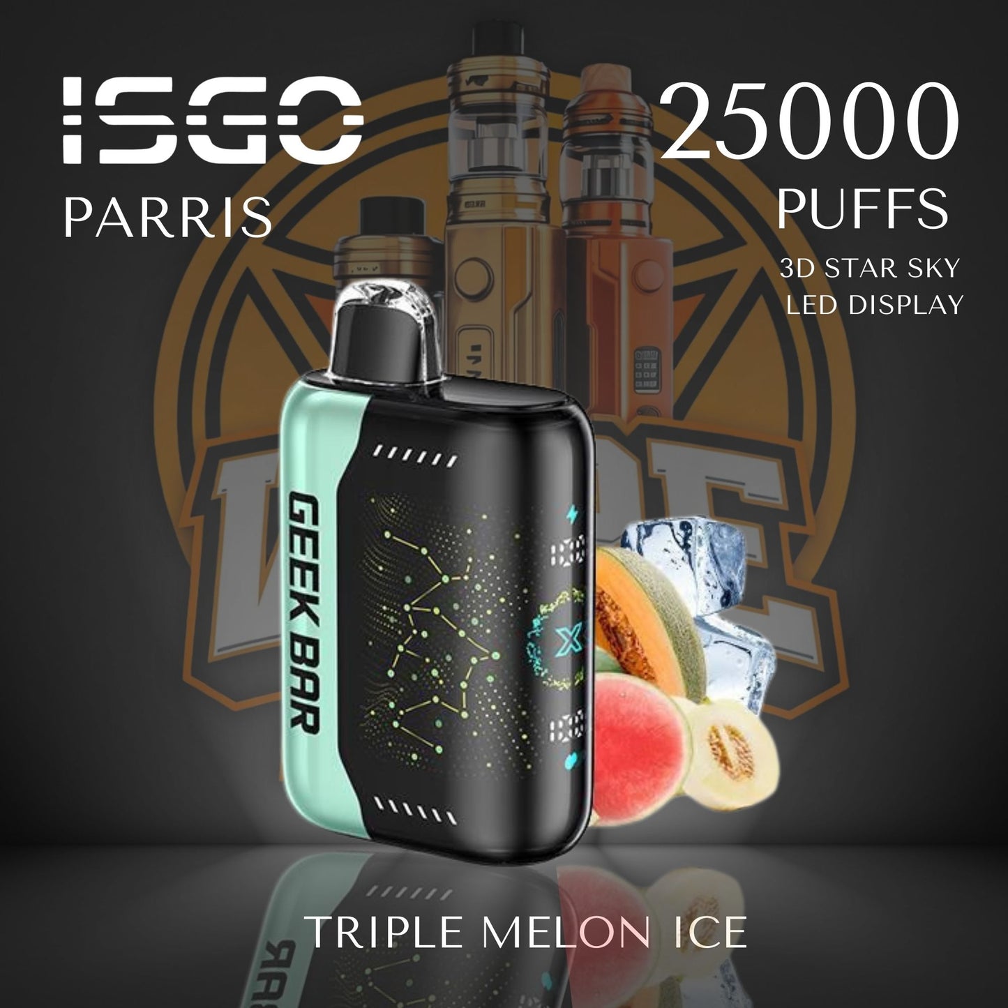GEEK BAR PLUS X 25000 PUFFS DISPOSIABLE IN UAE