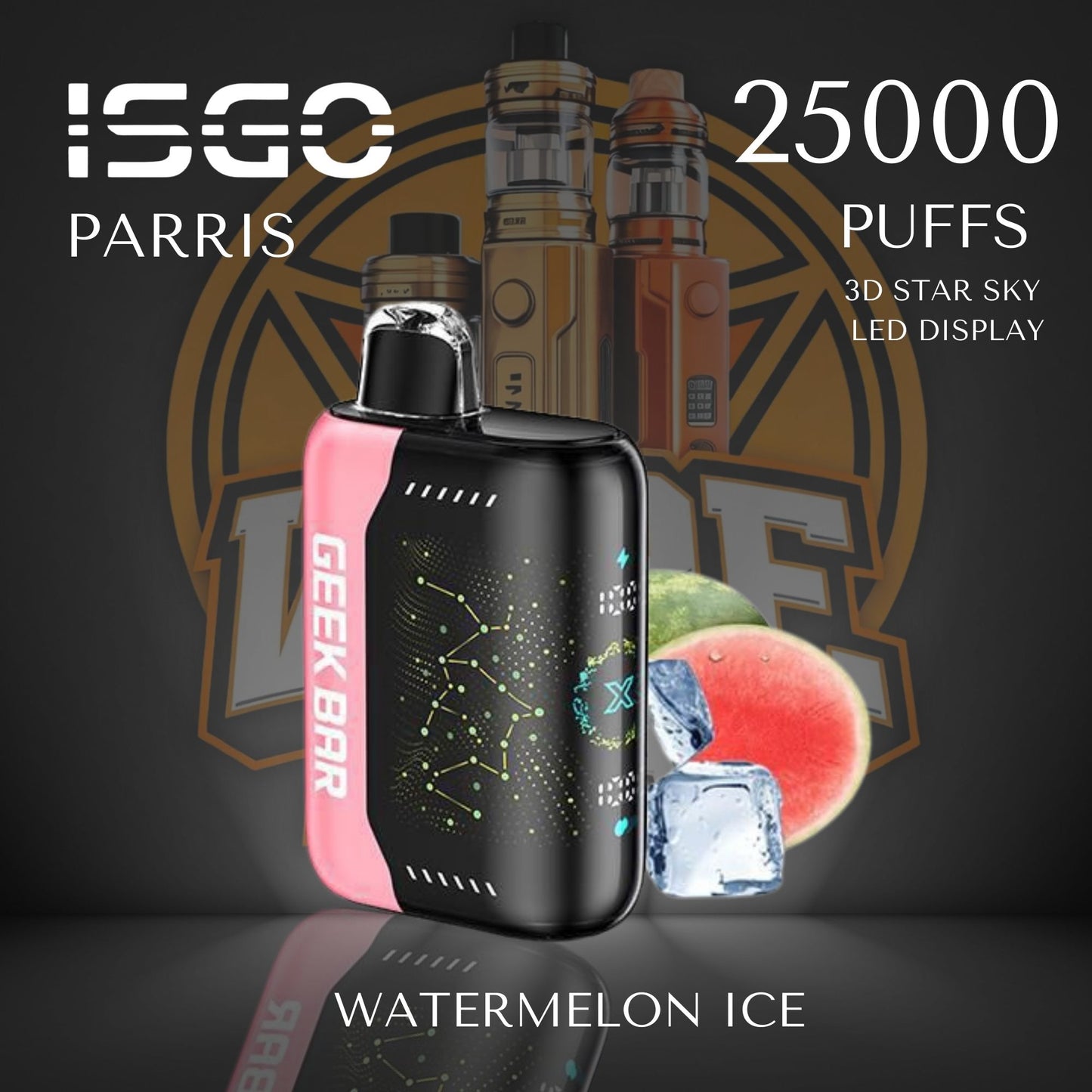 GEEK BAR PLUS X 25000 PUFFS DISPOSIABLE IN UAE