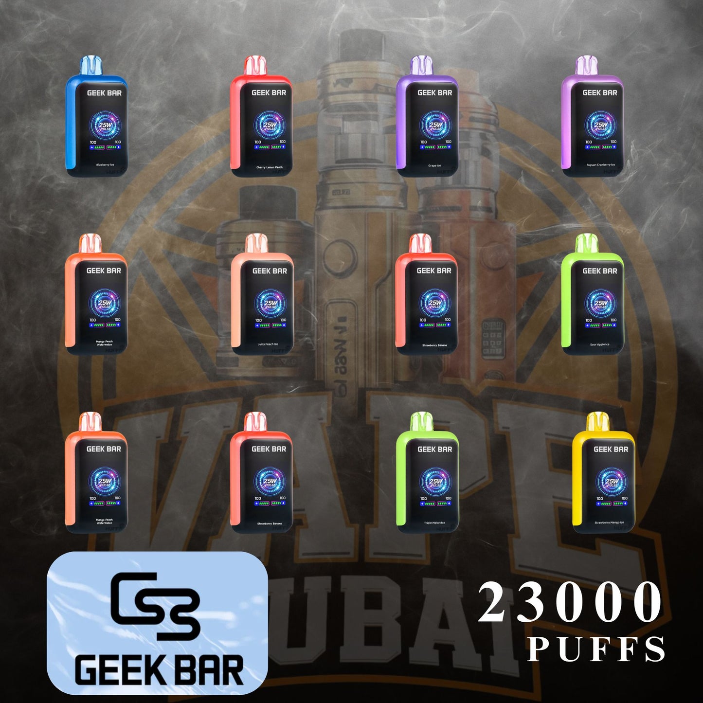 Affordable Geek Bar Watt 23000 Puffs Vape Dubai Fast Delivery