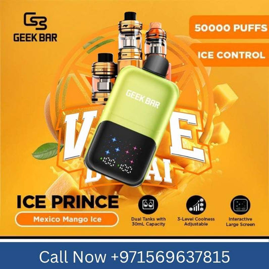 GEEK BAR Ice Prince 50,000 Puffs (50mg)