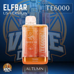 ELFBAR TE6000 Puffs Disposable Vape Box – Dubai UAE 2025